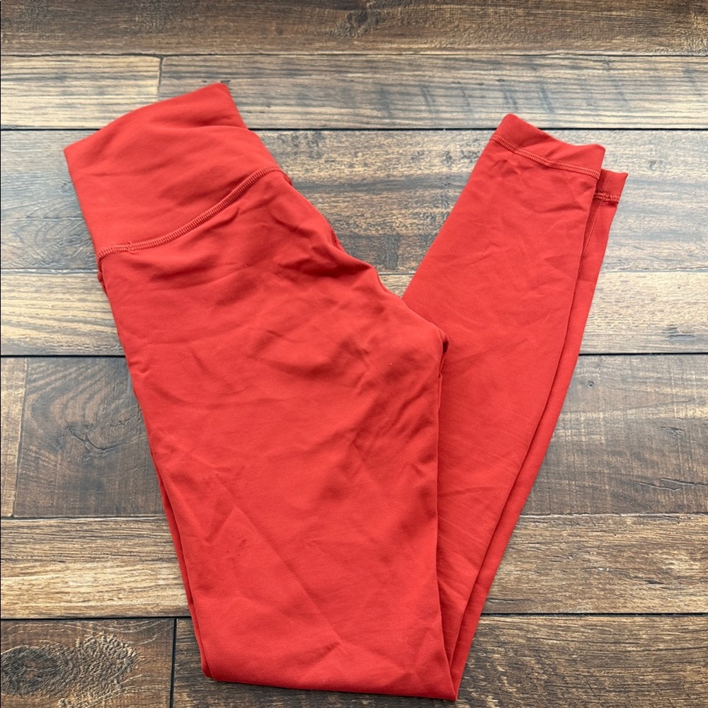 lululemon athletica Red Leggings